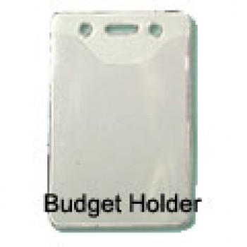 Budget Scoop Front Clear Vertical Holder - 100 pack